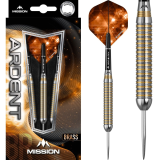 Šipky Mission steel Ardent brass M1 23g